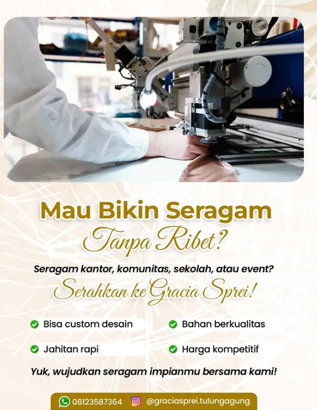 <p>Seragam yang nyaman membuat orang lebih percaya